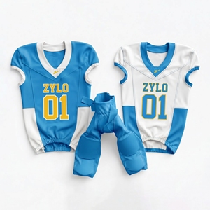 ZYLO Venta al por Mayor de Uniformes de Fútbol Americano Personalizados por Sublimación, Uniformes de Fútbol Americano de Talla Grande para Jóvenes y Entrenamiento Universitario - Product Image 4