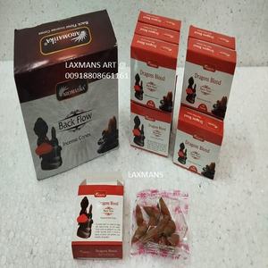 <b>Backflow</b> <b>Incense</b> Cones Wholesale From India Vedic Aromatika Back Flow <b>Incense</b> Cones Bulk Mix Match Aroma Masala <b>Backflow</b> Cones - Product Image 1