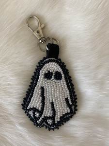 Elegant Handmade Embroidery Eco-Friendly <b>Customized</b> Design Beaded <b>Keychain</b> Decorative Artisan Beadwork for Bags and Backpacks - Product Image 4