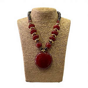 Collar de Resina, Joyería Hecha a Mano con Colgante para Mujer |   Accesorios de Moda Ligeros, Diseño Simple, Proveedor al por Mayor - Product Image 1