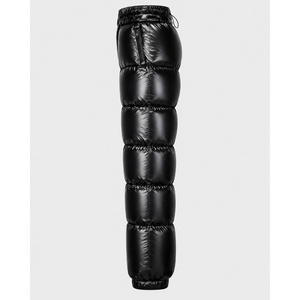 Pantalon de neige unisexe noir imperméable, respirant, anti-humidité, en polyester/nylon Rip-Stop, fermeture éclair, coupe-vent, pour activités de plein air - Product Image 2