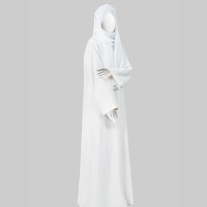 Custom Women Abaya Manufacturer OEM Private Label Modest Islamic Eco-Friendly Floor-Length Satin Wholesale Factory Supplier - Product Image 3