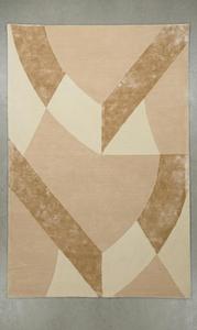 Alfombra Exclusiva Hecha a Mano con Mechones de Lana, Antideslizante, de Pelo Medio, Diseño Geométrico Abstracto Moderno, Alfombra Suave y Lujosa para Sala de Estar - Product Image 3