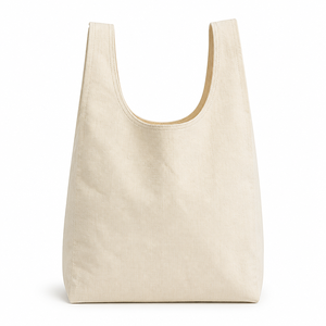 Bolsa <span class=keywords><strong>de</strong></span> <span class=keywords><strong>Compras</strong></span> <span class=keywords><strong>de</strong></span> Algodón Oxford Natural con Asa Integrada, Personalizable con Logotipo, Venta al Por Mayor, Promocional, para Llevar - Product Image 2