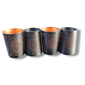 Porte-bougie votif en métal personnalisé multicolores de haute qualité, issu de la dernière collection pour Noël. Contact pour les commandes en gros - Product Image 2