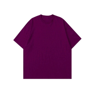 เสื้อยืดทรงโอเวอร์ไซส์สำหรับผู้ชาย ผ้าฝ้าย 100% ไหล่ตก พิมพ์โลโก้ได้ คอเรียบ สไตล์สตรีทแวร์ ราคาขายส่ง - Product Image 6