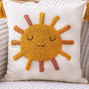 Cojín Decorativo de Algodón Tejido Elegante y de Alta Gama, con Estampado, Suave y Transpirable, para Decoración de Sofás de Sala de Estar - Product Image 4