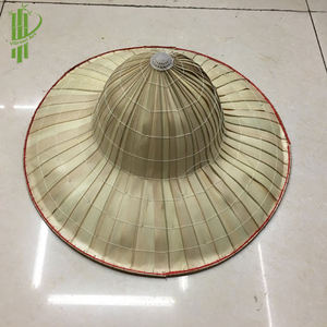 Sombrero cónico natural de ratán hecho a mano GREEN ART al por mayor para adultos del mejor proveedor de Vietnam - Product Image 4