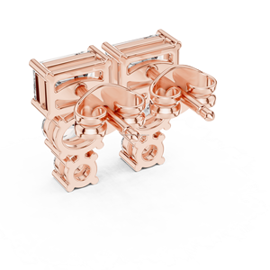 ต่างหูห่วง S925สีเงินสเตอร์ลิงลายลูกบาศก์เซอร์โคเนียสีรุ้งสุดอินเทรนด์สำหรับใส่ทำงานปาร์ตี้ประจำวันของผู้หญิง - Product Image 2