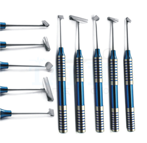 Kit de brossage dentaire ergonomique en acier inoxydable de haute qualité pour instruments de pont osseux, outils d'implantation, ensemble de 5 pièces réutilisables, manuel - Product Image 6