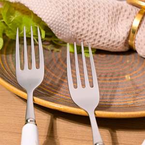 Elegant Lavender Print Cutlery Set of 2 Includes Elegant <b>Forks</b> - Product Image 4