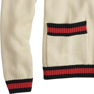 Custom Knit Women's Sweaters College Style V-neck colour cardigan Pattern Knitted Sweater - Product Image 3