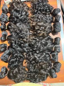 ผมอินเดียแท้ 100% แบบมัดเป็นช่อ ไม่ผ่านการแปรรูป แบบลอนธรรมชาติ สำหรับขายส่ง - Product Image 3