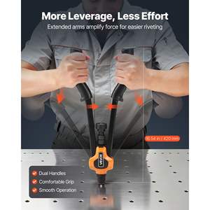 Kit d'outils de réparation automobile Rivnut de 17 pouces, 13 mandrins, 130 écrous, tailles métriques SAE M3 M4 M5 M6 M8 M10 M12 1/2-13 8-32 10-24 1/4-20 5/16-18 - Product Image 5