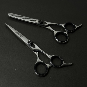 High Precision Trimming Texturizing Tools Lightweight Easy To Use Premium Quality Adjustable Screw <b>Barber</b> Scissor <b>Sets</b> - Product Image 2