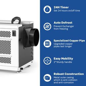 Deumidificatore per gattonare e seminterrato per un migliore Comfort interno - Product Image 4