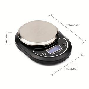 Bilancia da Caffè Portatile ad Alta Precisione per Uso Domestico e in Cucina, Bilancia Elettronica per Pasticceria con Alimentazione a Batteria - Product Image 2