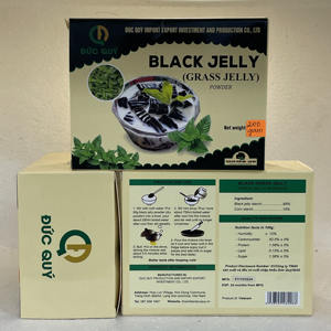 Jalea de Hierba Negra Duc Quy al por Mayor (Negra Grisácea Sin Azúcar) para una Fácil Preparación de Jalea Herbal Amarga, Bolsa de 25 kg - Product Image 3