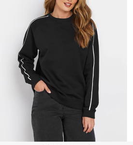 Pull-over à capuche pour femme, motif dessin animé, effet délavé, manches longues, tricot texturé mélangé, collection automne/hiver, vente chaude - Product Image 5