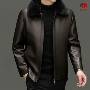 Chaqueta de Cuero Personalizada Ryan Pro Gear para Hombre, Tejido Cómodo y Transpirable con Logotipo Personalizado Antiarrugas - Product Image 1