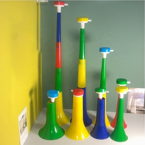 Trombe Vuvuzela Retrattili in Plastica per Tifosi di Calcio, Giocattoli Economici per Eventi Sportivi, Trombe a Cornetta All'ingrosso - Product Image 1