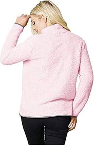 Sudadera con Capucha de Sherpa para Mujer, Cálida y Suave, Tipo Teddy, para Invierno - Product Image 2