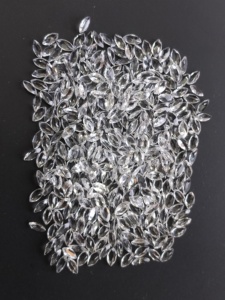Topacio Blanco Natural, Corte Marquesa de 6x3MM, Gema Suelta de la Mejor Calidad, Certificada por Red Mountain Gems, para Joyería - Product Image 1