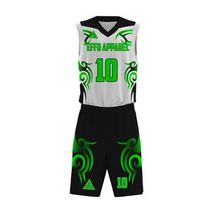 Uniforme de Baloncesto de Última Moda y Alta Calidad, Ropa Deportiva, Uniforme de Baloncesto Juvenil Personalizado para Exteriores - Product Image 2