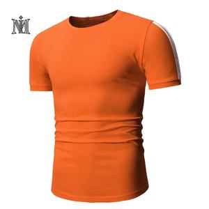 100% coton t-shirts col rond manches courtes personnalisé marque privée t-shirt tenue décontracté logo personnalisé t-shirt pour hommes à vendre - Product Image 6