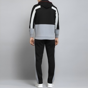 ชุดฮู้ดดี้ผู้ชาย ผ้าฟลีซ ชุดวอร์มลำลอง สตรีทแวร์ ทรงหลวม ใส่สบาย เหมาะสำหรับฤดูหนาว รับสกรีนโลโก้ ขายส่งจำนวนมาก - Product Image 3