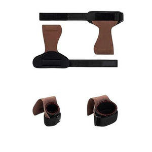 Adjustable Cowhide Wrist Support With Palm Guard <b>For</b> Weight <b>Lifting</b> Unisex Hook And Loop Closure - Product Image 1