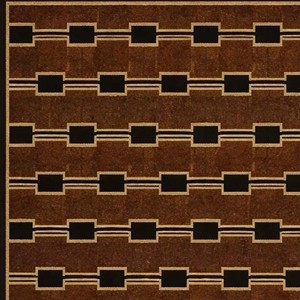 Geometric Brown Area <b>Rug</b> |Modern Abstract <b>Hand</b> <b>Tufted</b> Design Carpet Contemporary Living Room Bedroom Decorative Floor Decor <b>Rug</b> - Product Image 3