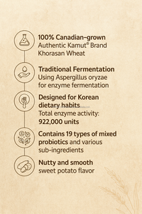 Polvo de enzima fermentada con ingrediente funcional Tipo barra de grano Kamut OEM - Product Image 4