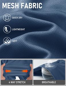 Drawstring Waist <b>Mens</b> Mesh Shorts Custom Sporty Fit Sports Apparel Comfortable <b>Trunks</b> For Streetwear Mesh Shorts For <b>Men's</b> - Product Image 2