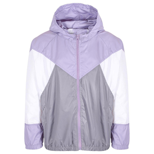 Men Windbreaker Jacket 100% Polyester Color <b>Block</b> Zipper Nylon Windbreak Waterproof rain jacket snow jacket - Product Image 1