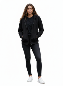 Customized 100% Cotton Fleece Unisex Winter Pullover Hoodie with Front Solid Design Casual - Product Image 6