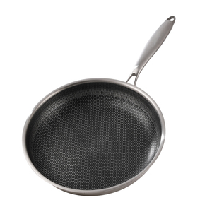 Luxury <b>Copper</b> Finish Saute Pan With Ceramic Nonstick Coating Heavy Gauge Aluminum Core Heat Resistant Ergonomic <b>Handle</b> - Product Image 3