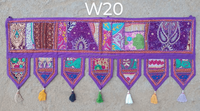 Toran indien fait main en patchwork, suspension murale pour porte, cantonnière décorative pour fenêtre, cantonnière décorative pour la maison, cantonnière gypsy décorative pour porte