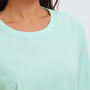 T-shirt court pour femmes, couleur unie, ouverture sur le devant, t-shirt de sport, t-shirt décontracté streetwear, respirant, t-shirts courts pour femmes - Product Image 4