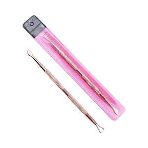 Pousse-cuticules carré double extrémité en acier inoxydable, réutilisable et durable, pour professionnels de la manucure, couleur et logo personnalisables - Product Image 6