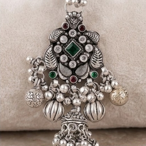 Joyería de Plata 925, Diseño Tradicional Judío, Oxidada, Hecha a Mano, para Mujer, Adorno para Boda, Compromiso, Regalo - Product Image 2
