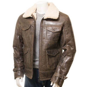 Chaqueta de Piel de Oveja a la Moda, Fabricación Personalizada OEM ODM, Chaqueta de Invierno de Cuero de Primera Calidad - Product Image 2