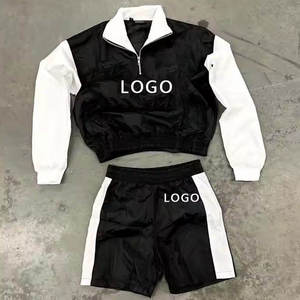 Fabricant de survêtements en nylon, coupe-vent en nylon, ensembles de vestes pour hommes, ensembles de survêtements avec veste et short pour hommes, ensemble chemise et short - Product Image 1