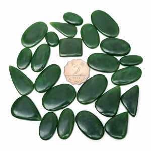 Venta al por mayor 2026 Colgante de gema de jade nefrita cabujón de plata de ley 925 para fabricación de joyas - Product Image 3