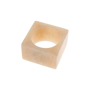 Anneau de serviette en résine et bois au design classique, écologique, en stock, pour fêtes, mariages, décoration de la maison et des hôtels, accessoires de table, vente chaude - Product Image 4