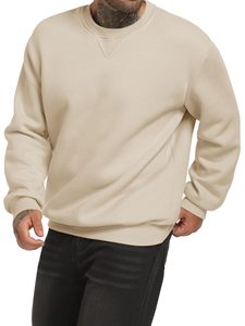Sweat-shirt pour homme en coton 100% respirant, anti-rétrécissement, col rond, molletonné, décontracté, confortable, prix bas, nouvelle arrivée - Product Image 6