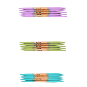 Aiguilles à tricoter doubles pointes en bois DPN de 15 cm et 20 cm, tailles 3 mm, 3,5 mm, 4 mm, 4,5 mm, 5 mm, 5,5 mm, 6 mm, 6,5 mm, 8 mm jusqu'à 25 mm, pour travaux manuels - Product Image 5