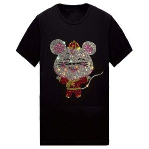 Camisetas Ecológicas Personalizadas para Hombre con Serigrafía, Cuello Redondo, Tallas Grandes, 100% Algodón, Diseño de Personajes Personalizado - Product Image 1
