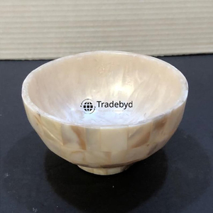 Cuenco Decorativo de Lujo Hecho a Mano con Incrustaciones de Madreperla, Adorno para el Hogar, Tradebyd - Product Image 3