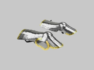 Customized Medieval <b>Leg</b> Guard SCA Polished Steel Armour Accessories Die Cutting Printing <b>TV</b> Movie Inspired Metal Crafts - Product Image 2